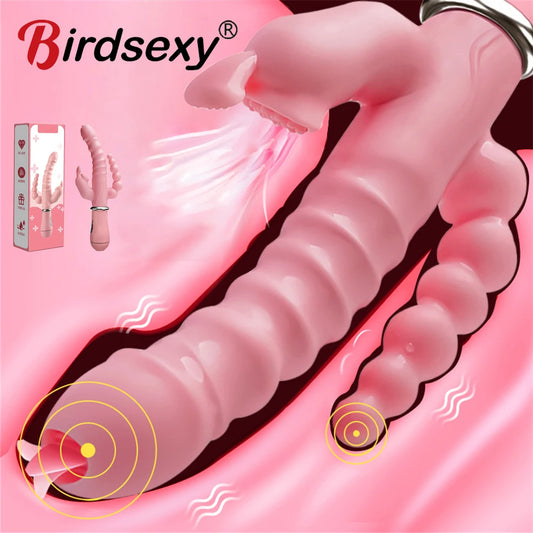 Leiser Rabbit Vibrator – flexible Ohren, 5 Farben
