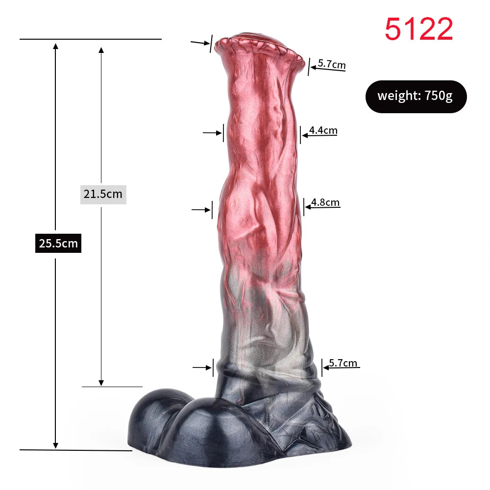 Fantasy-Dildo „Horse“ – großer Silikon-Dildo mit Saugfuß