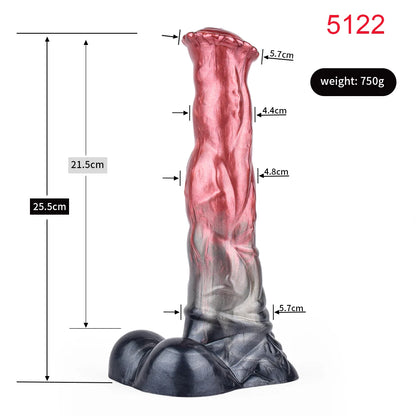 Fantasy-Dildo „Horse“ – großer Silikon-Dildo mit Saugfuß