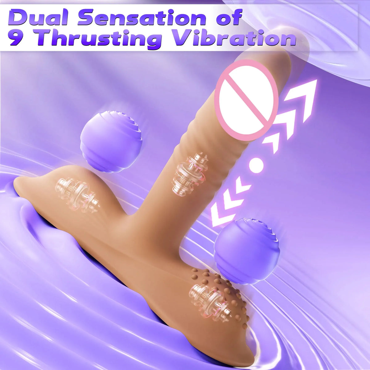 Kushor Stoßvibrator mit App – Klitoris, G-Punkt & Anal