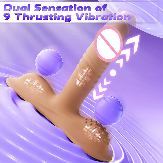 Kushor Stoßvibrator mit App – Klitoris, G-Punkt & Anal