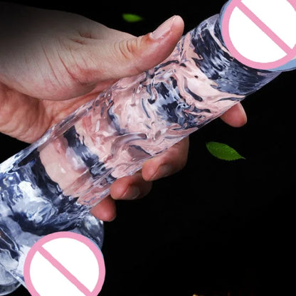 Transparenter Jelly-Dildo – 7 Größen von XS bis XXL