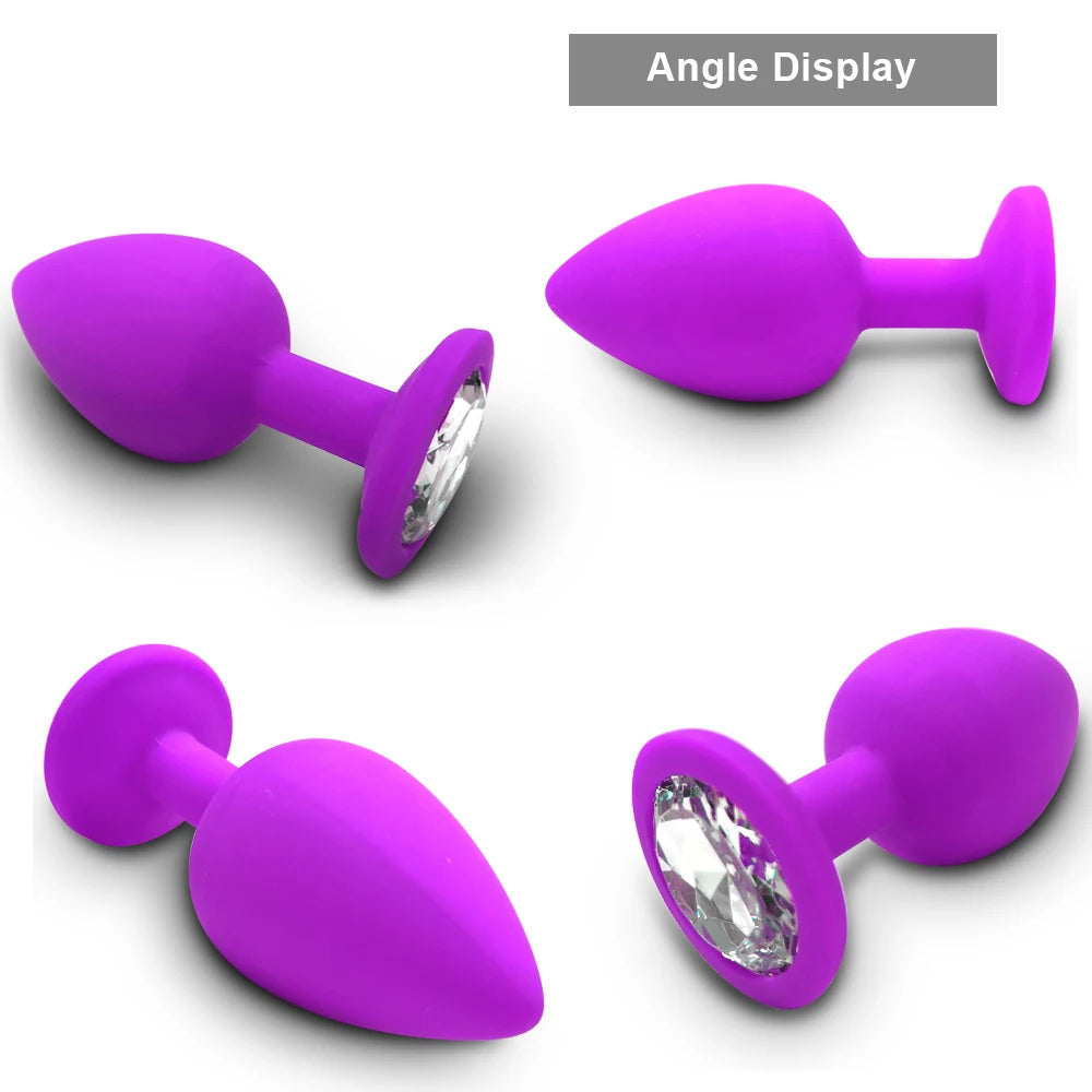 Aufweitbarer Analplug – 4 Farben, 3 Größen