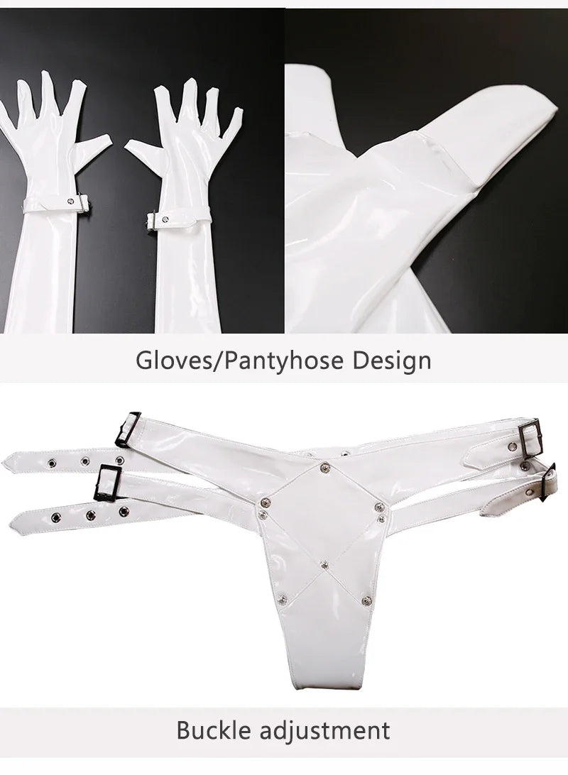 Wetlook-Uniform für Damen – Maid- & Cosplay-Outfit
