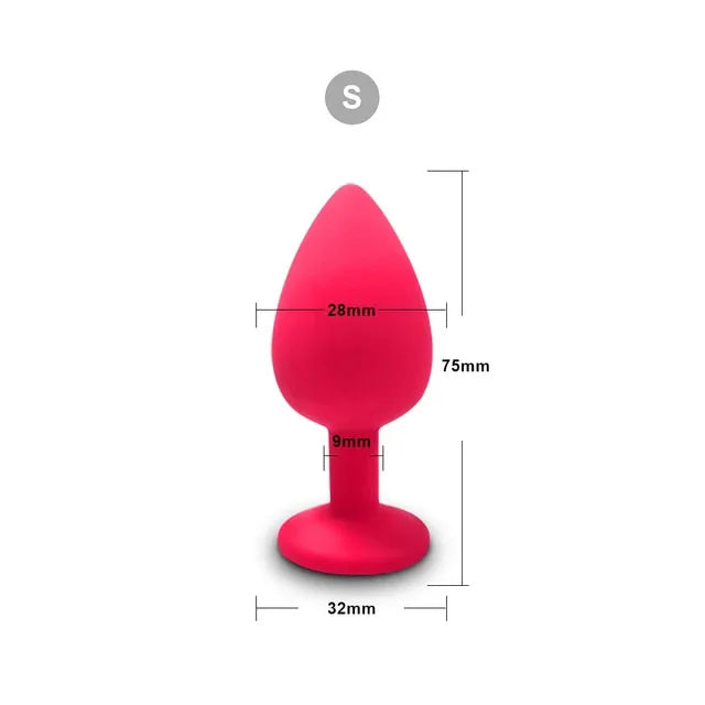 Aufweitbarer Analplug – 4 Farben, 3 Größen