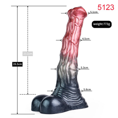 Fantasy-Dildo „Horse“ – großer Silikon-Dildo mit Saugfuß