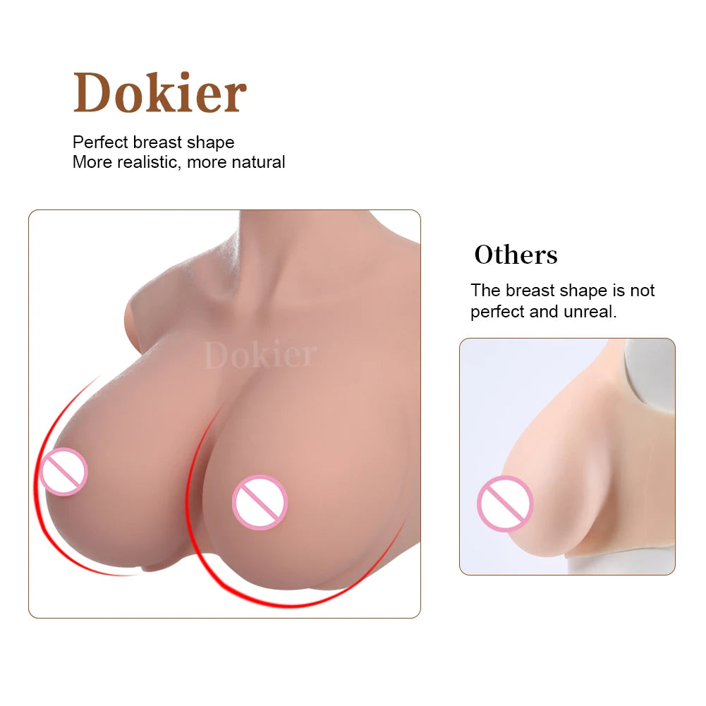 DOKIER Oversize-Brustformen – Cup G bis S