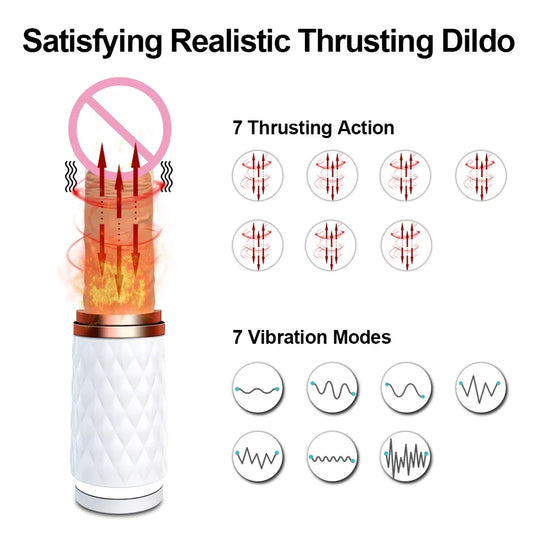 Teleskop-Dildo mit Fernbedienung – Sexmaschine für zuhause