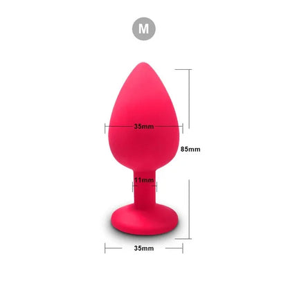 Aufweitbarer Analplug – 4 Farben, 3 Größen