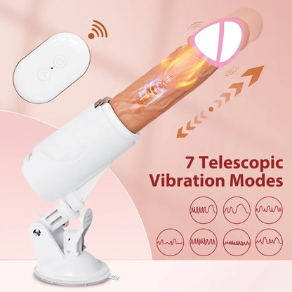 Teleskop-Dildo mit Fernbedienung – Sexmaschine für zuhause