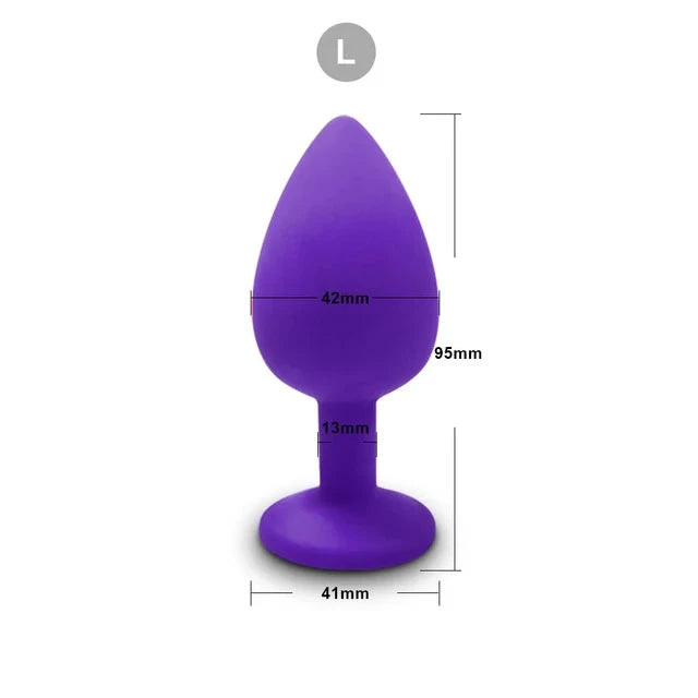 Aufweitbarer Analplug – 4 Farben, 3 Größen