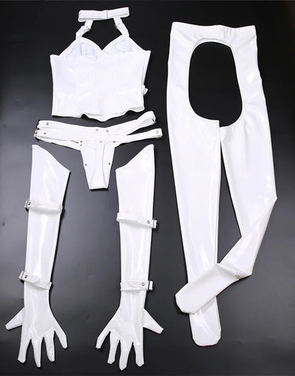 Wetlook-Uniform für Damen – Maid- & Cosplay-Outfit