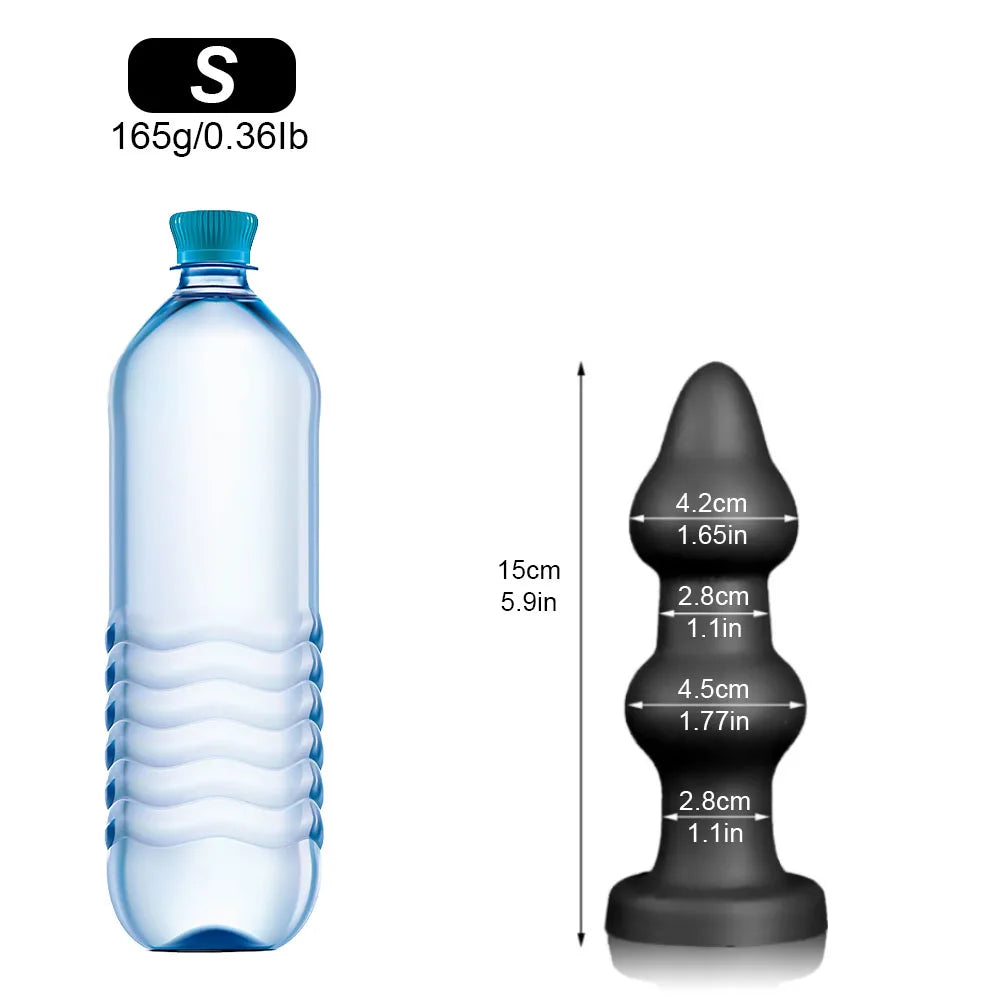 Anal-Set XXL – Analkette oder Plug-Kegel