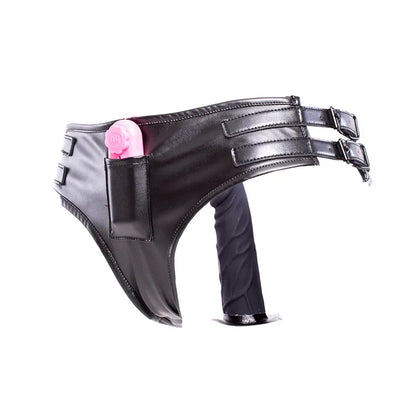 Strap-On Doppeldildo mit Vibration