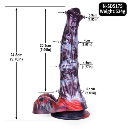 Fantasy-Dildo „Horse“ – großer Silikon-Dildo mit Saugfuß