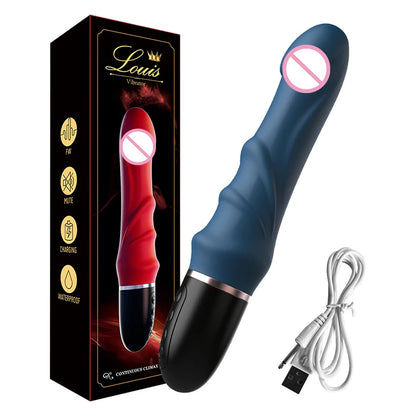 Großer Dildo-Vibrator – 10 Modi für G-Punkt & Klitoris