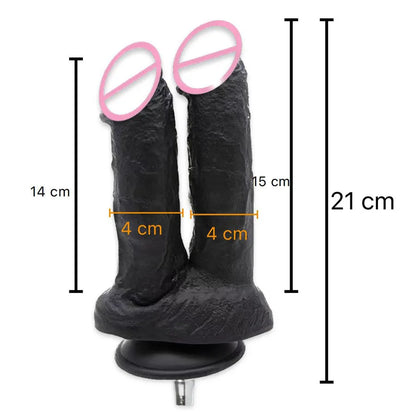 ROUGH BEAST Doppeldildo & XXL-Plug