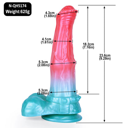 Fantasy-Dildo „Horse“ – großer Silikon-Dildo mit Saugfuß