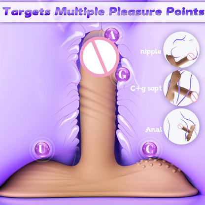Kushor Stoßvibrator mit App – Klitoris, G-Punkt & Anal