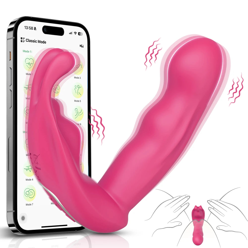 Wearable Rabbit Vibrator mit App-Steuerung