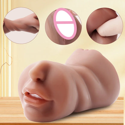 Realistischer Masturbator aus weichem Silikon – 5 Modelle