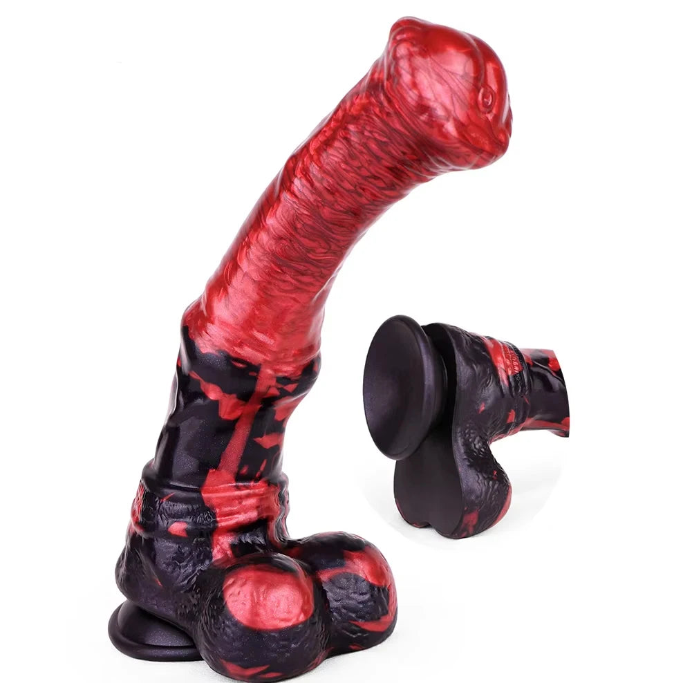 Fantasy-Dildo „Horse“ – großer Silikon-Dildo mit Saugfuß