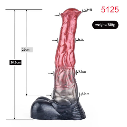Fantasy-Dildo „Horse“ – großer Silikon-Dildo mit Saugfuß