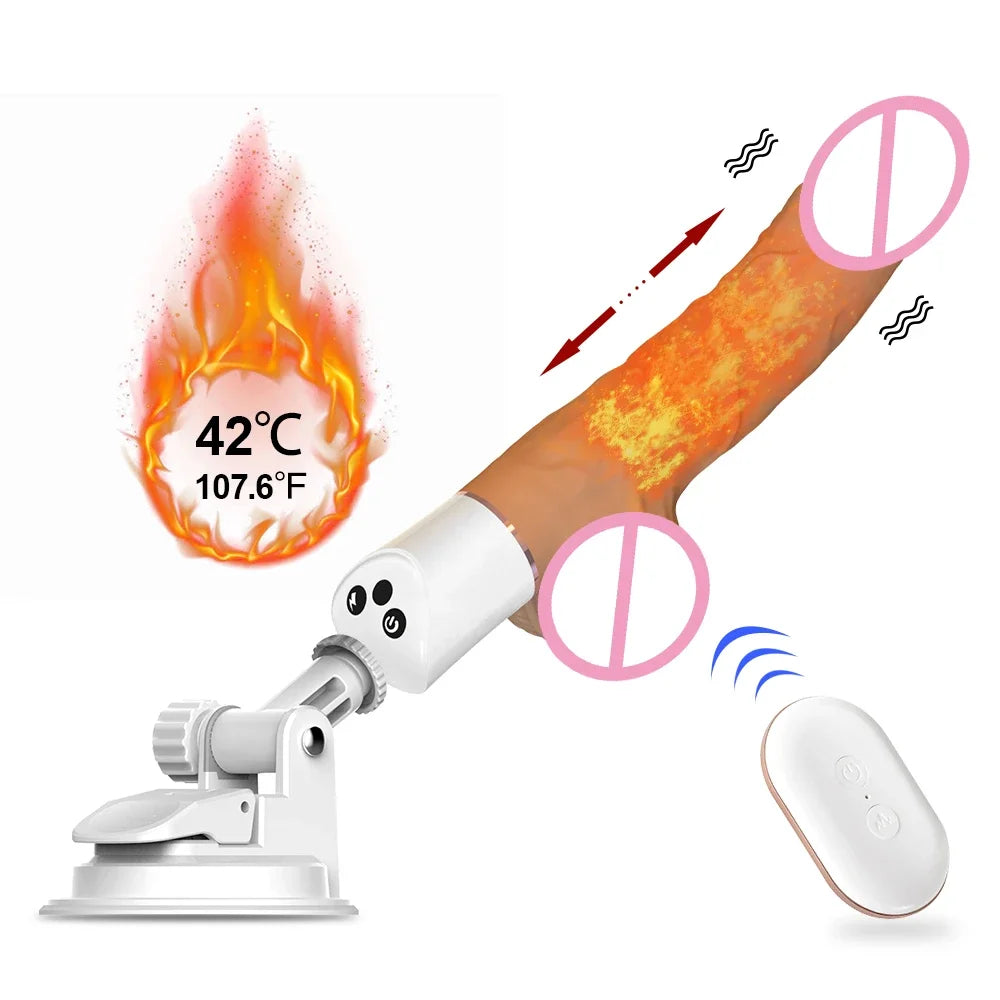 Teleskop-Dildo mit Fernbedienung – Sexmaschine für zuhause
