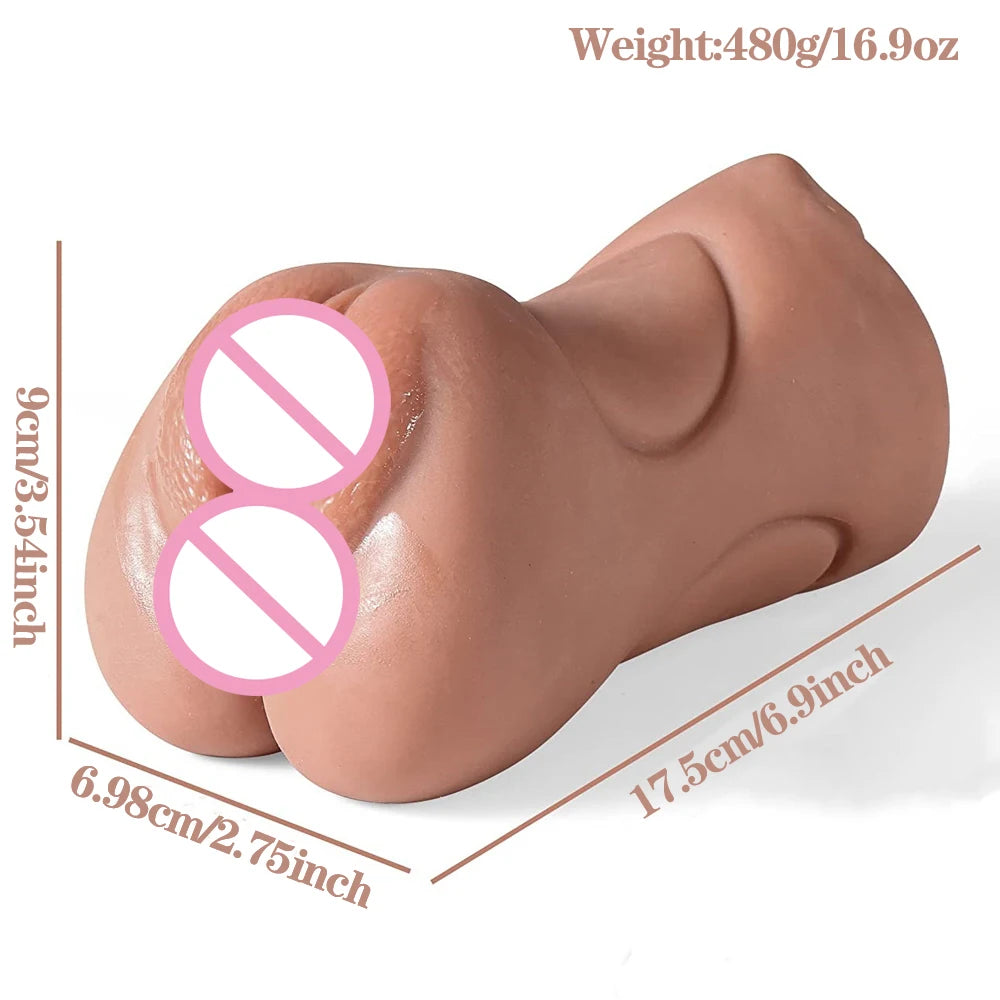3-in-1 Pocket Masturbator – Mund, Vagina & Anal in einem