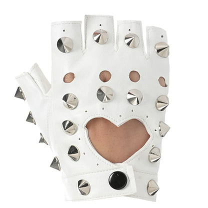 Fingerlose Handschuhe mit Nieten