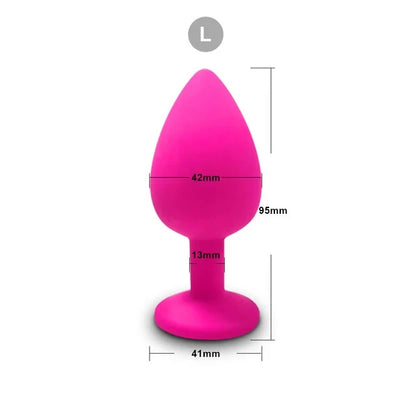 Aufweitbarer Analplug – 4 Farben, 3 Größen