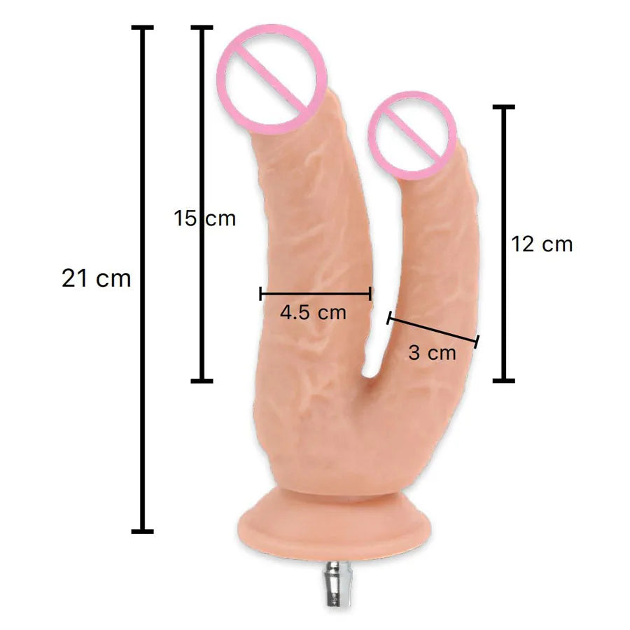 ROUGH BEAST Doppeldildo & XXL-Plug