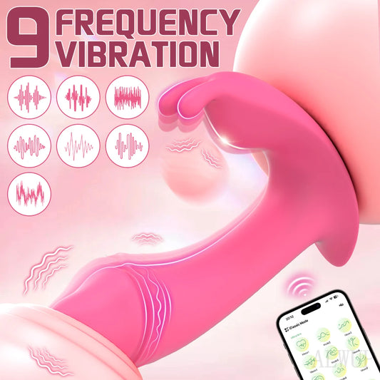 Wearable Rabbit Vibrator mit App-Steuerung
